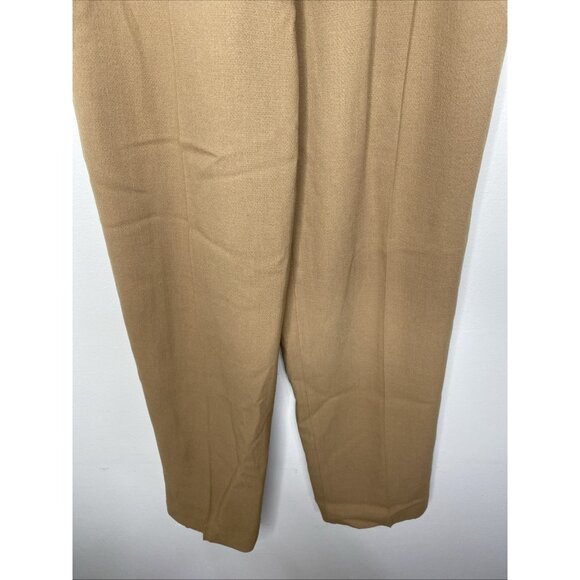 Peter Nygard Wool Tan Womens Dress Pant Camel Sz 6 VIntage NOS Made in Canada - Picture 4 of 10